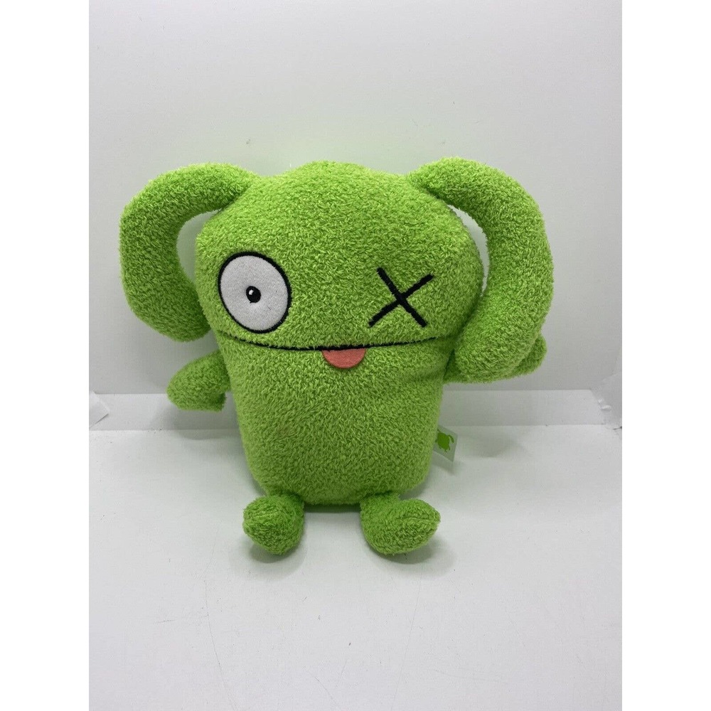 Ugly Dolls Lime Green Bunny Plush 9” Hasbro Animal Ox Plushie